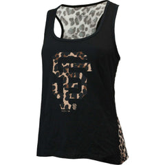 San Francisco Giants Majestic Threads Women's Leopard Tank Top Black