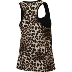 Chicago Cubs Majestic Threads Women's Leopard Tank Top Black