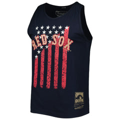 Boston Red Sox Cooperstown Collection Stars and Stripes Tank Top Navy | Mitchell & Ness