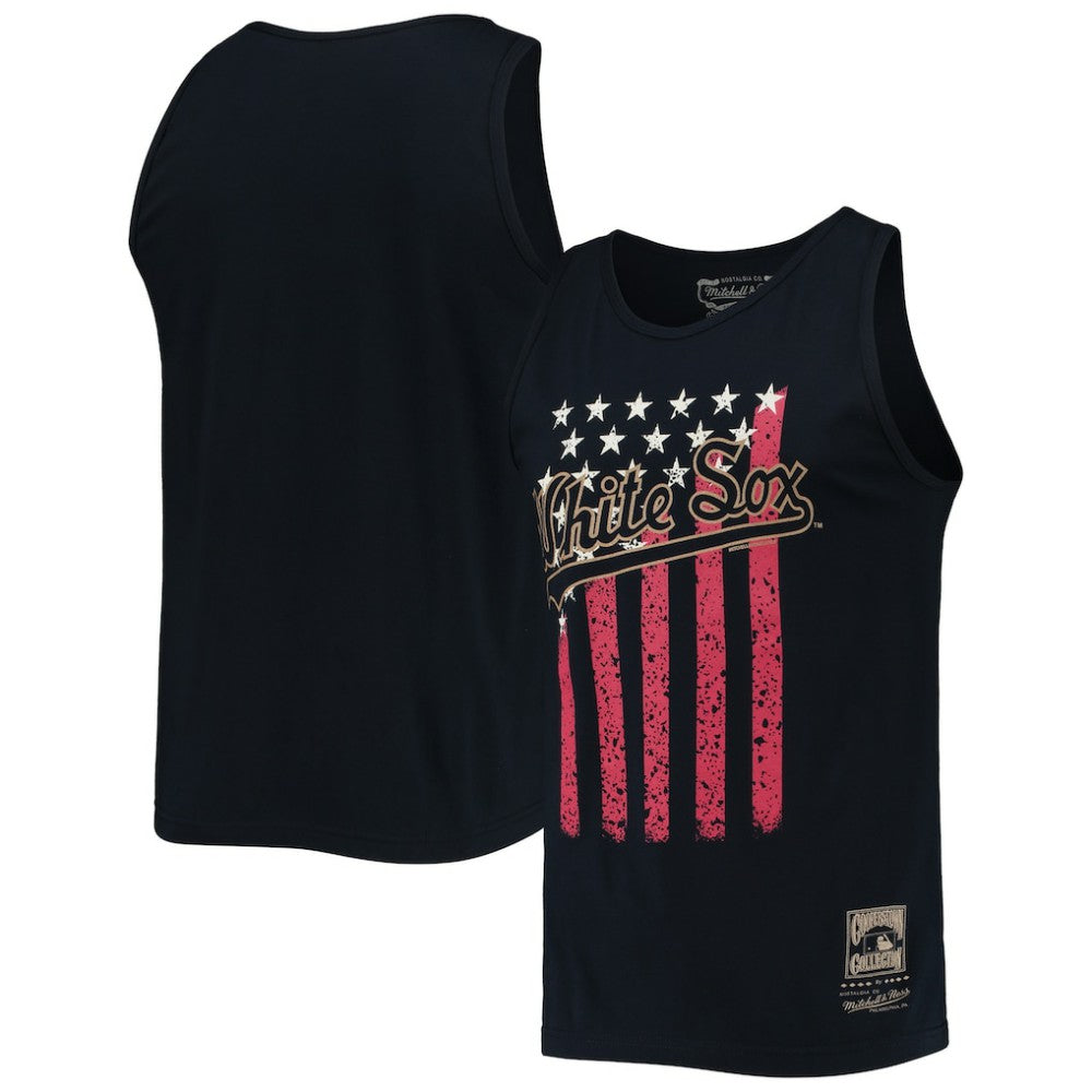 Chicago White Sox Cooperstown Collection Stars and Stripes Tank Top Navy | Mitchell & Ness