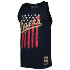 Detroit Tigers Cooperstown Collection Stars and Stripes Tank Top Navy | Mitchell & Ness