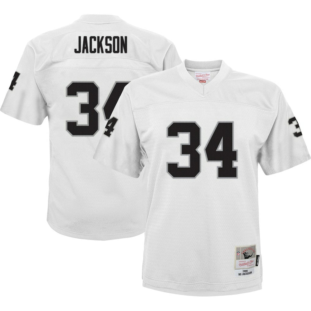 Bo Jackson Las Vegas Raiders Youth 1988 Retired Player Legacy Jersey - White discount