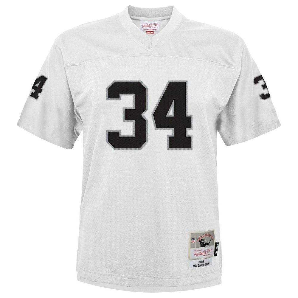 Bo Jackson Las Vegas Raiders Youth 1988 Retired Player Legacy Jersey - White discount