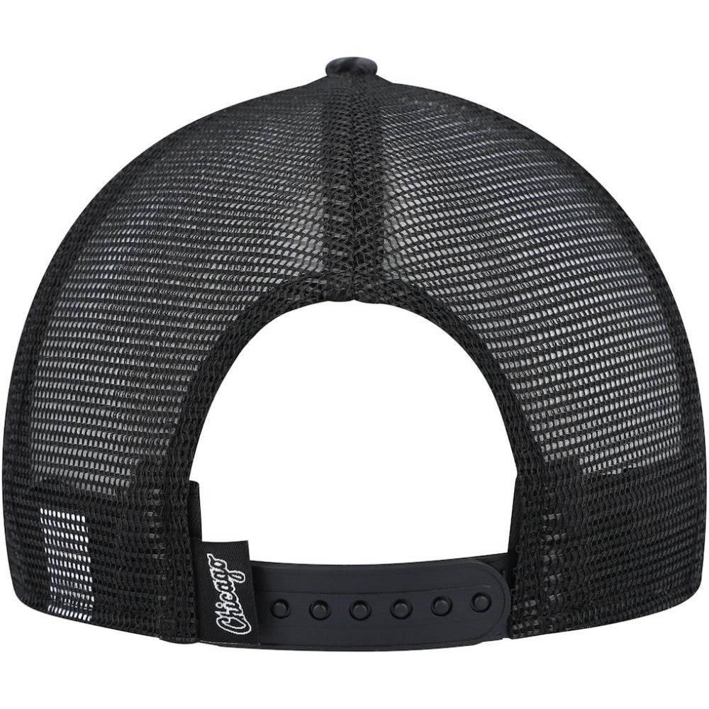 Chicago White Sox Repeat A-Frame 9FIFTY Trucker Snapback Hat Black | New Era