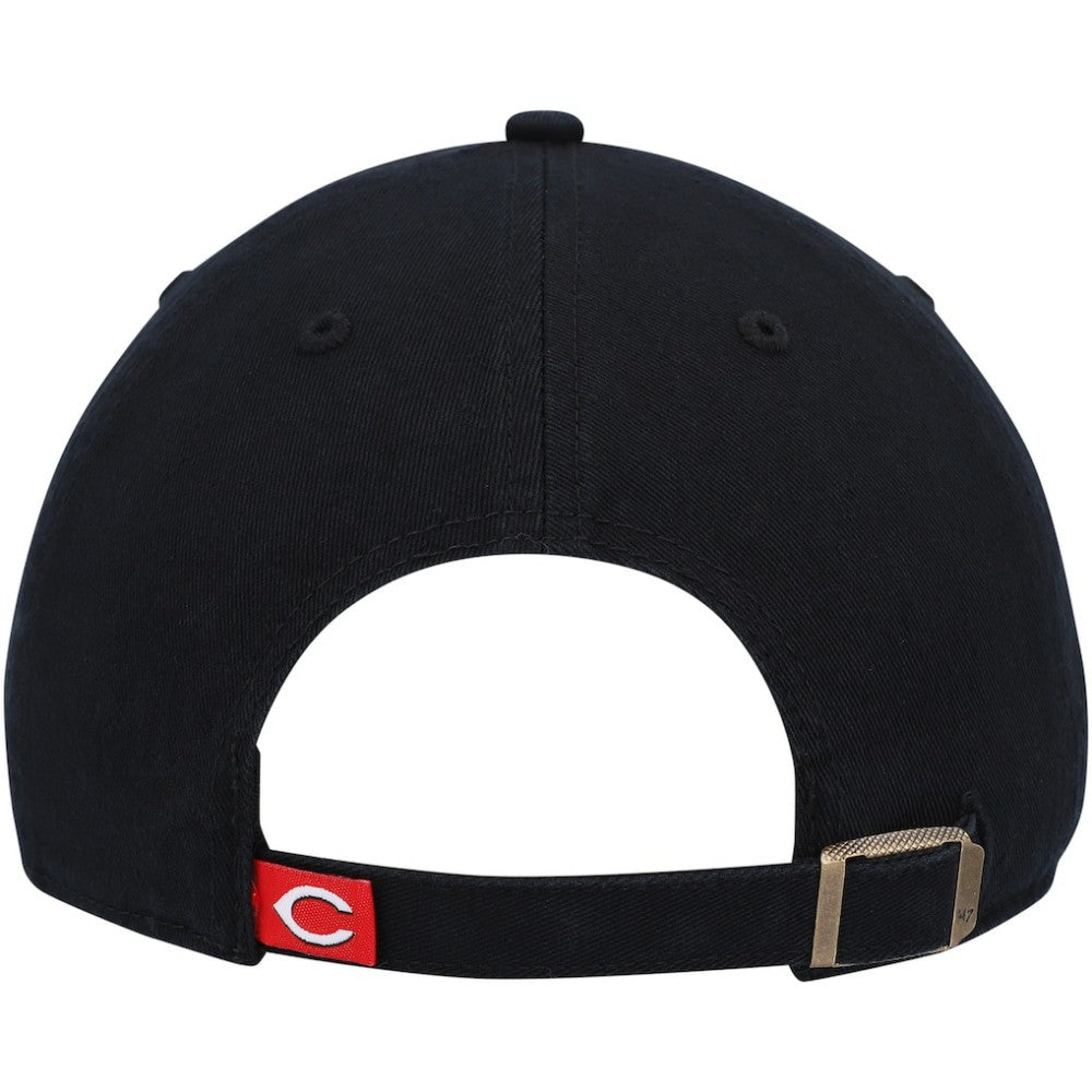 Cincinnati Reds Cooperstown Collection Clean Up Adjustable Hat Black | 47 brand