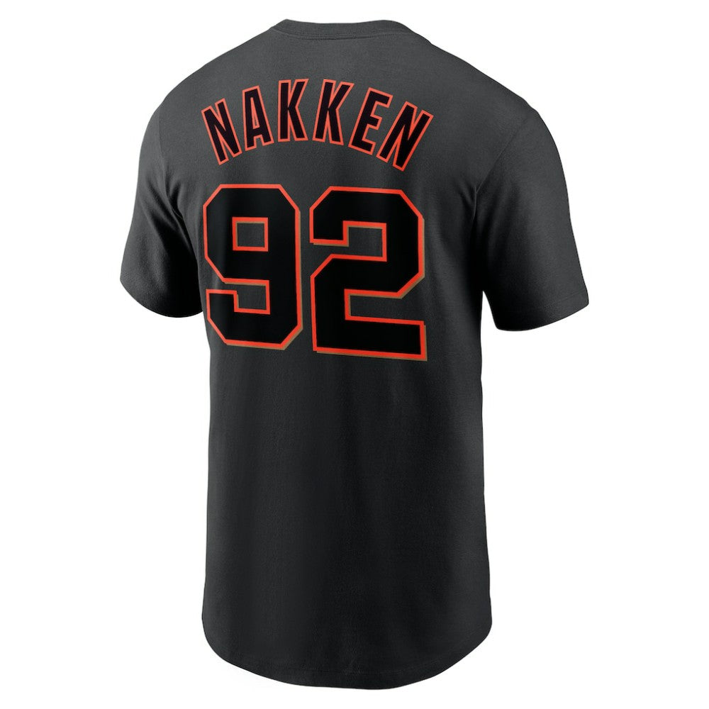 Alyssa Nakken San Francisco Giants Name & Number T-Shirt Black | Nike