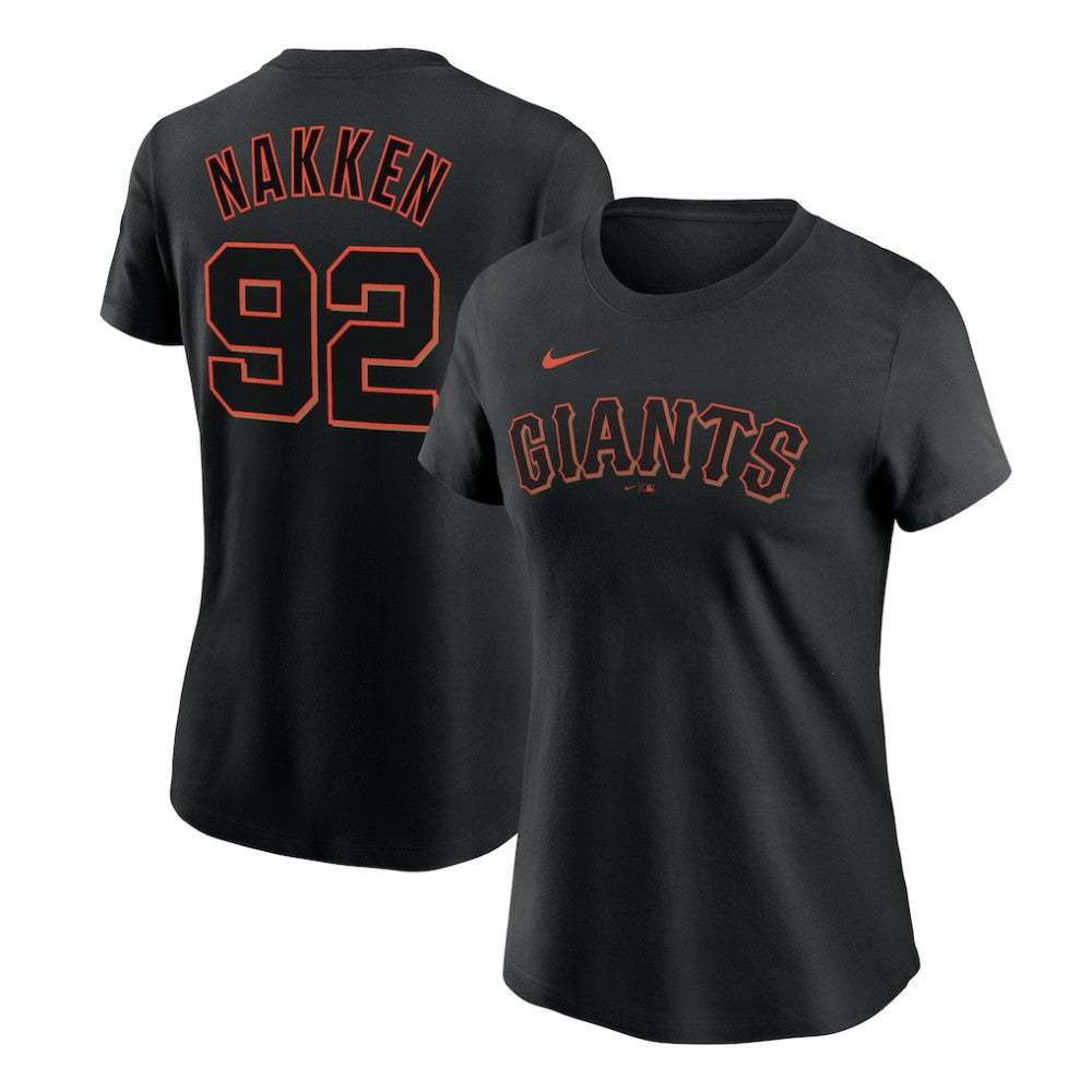 Alyssa Nakken San Francisco Giants Women's Name & Number T-Shirt Black | Nike