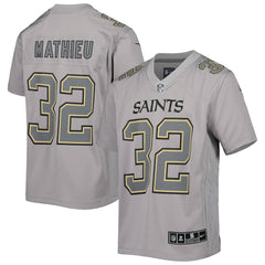 Tyrann Mathieu New Orleans Saints Youth Atmosphere Game Jersey - Gray
