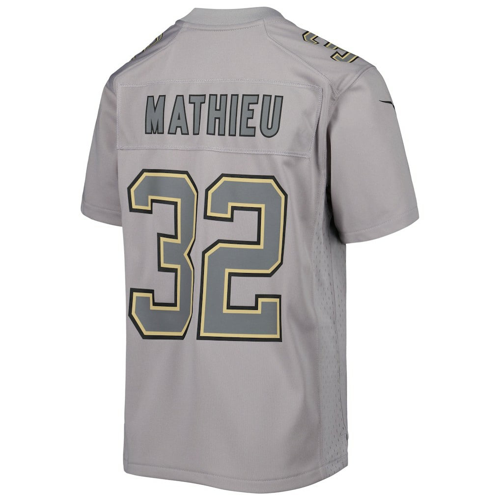 Tyrann Mathieu New Orleans Saints Youth Atmosphere Game Jersey - Gray