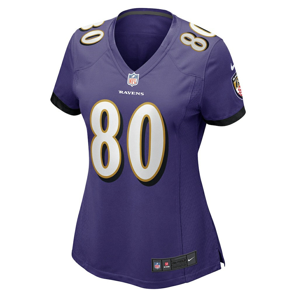 Isaiah Likely Baltimore Ravens Women's Player Game Jersey - Purple