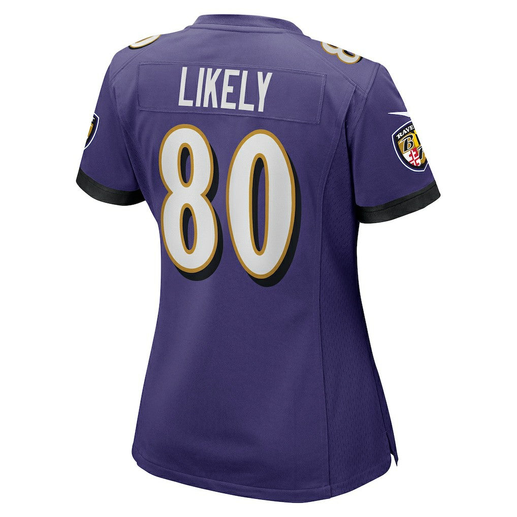 Isaiah Likely Baltimore Ravens Women's Player Game Jersey - Purple
