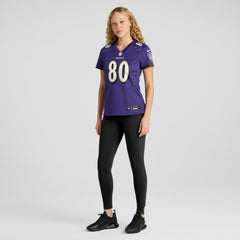 Isaiah Likely Baltimore Ravens Women's Player Game Jersey - Purple