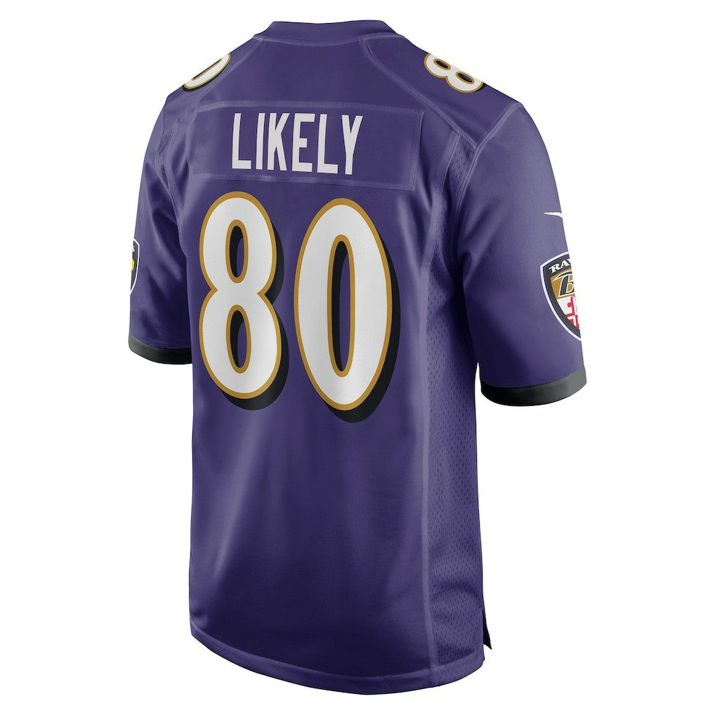 Isaiah Likely Baltimore Ravens Player Game Jersey - Purple