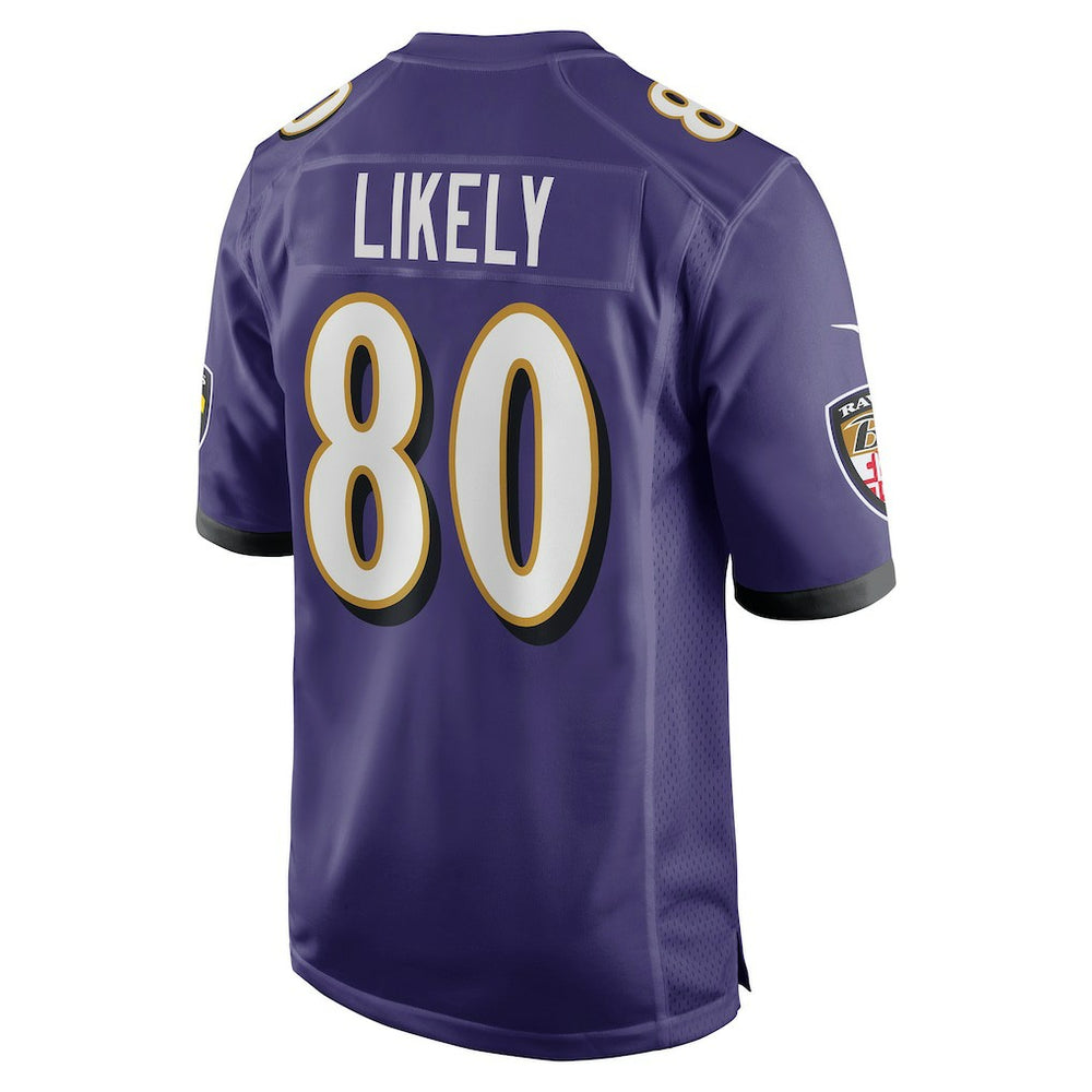 Isaiah Likely Baltimore Ravens Player Game Jersey - Purple