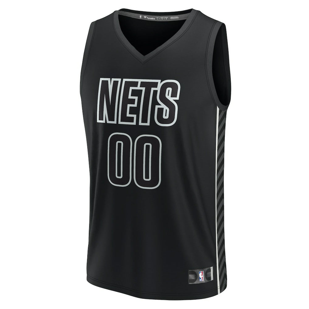 Brooklyn Nets Custom Fast Break Jersey - Statement Edition - Black