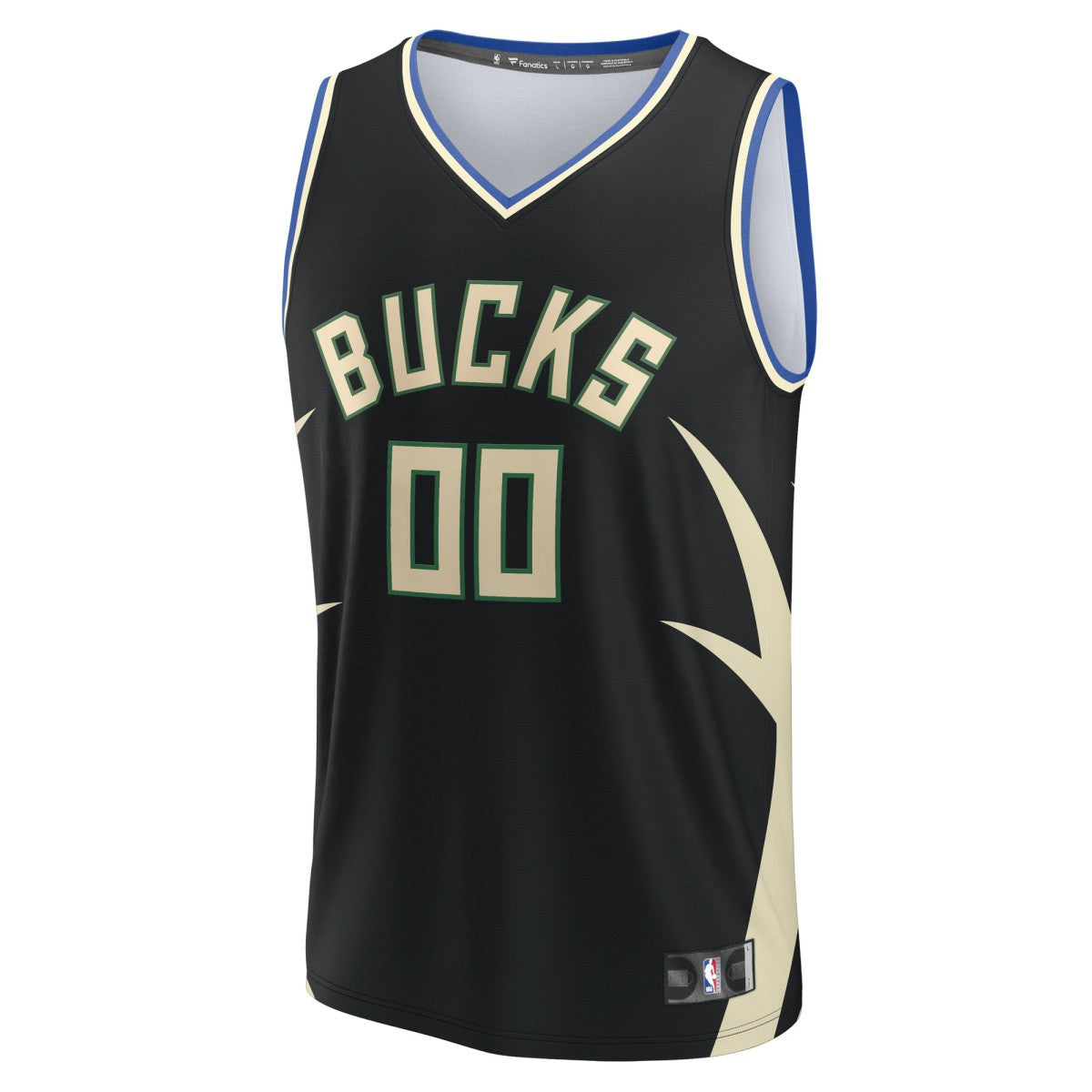 Milwaukee Bucks Custom Fast Break Jersey - Statement Edition - Black