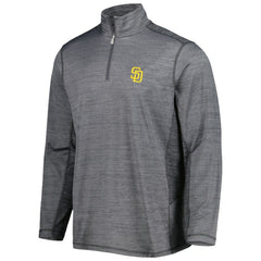 San Diego Padres Tommy Bahama Delray IslandZone Half-Zip Top Gray