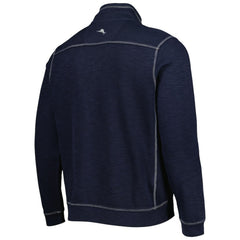 Houston Astros Tommy Bahama Tobago Bay Tri-Blend Quarter-Zip Sweatshirt Blue