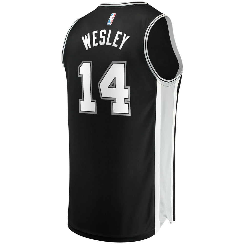 Blake Wesley San Antonio Spurs Fast Break Replica Player Jersey - Icon Edition - Black