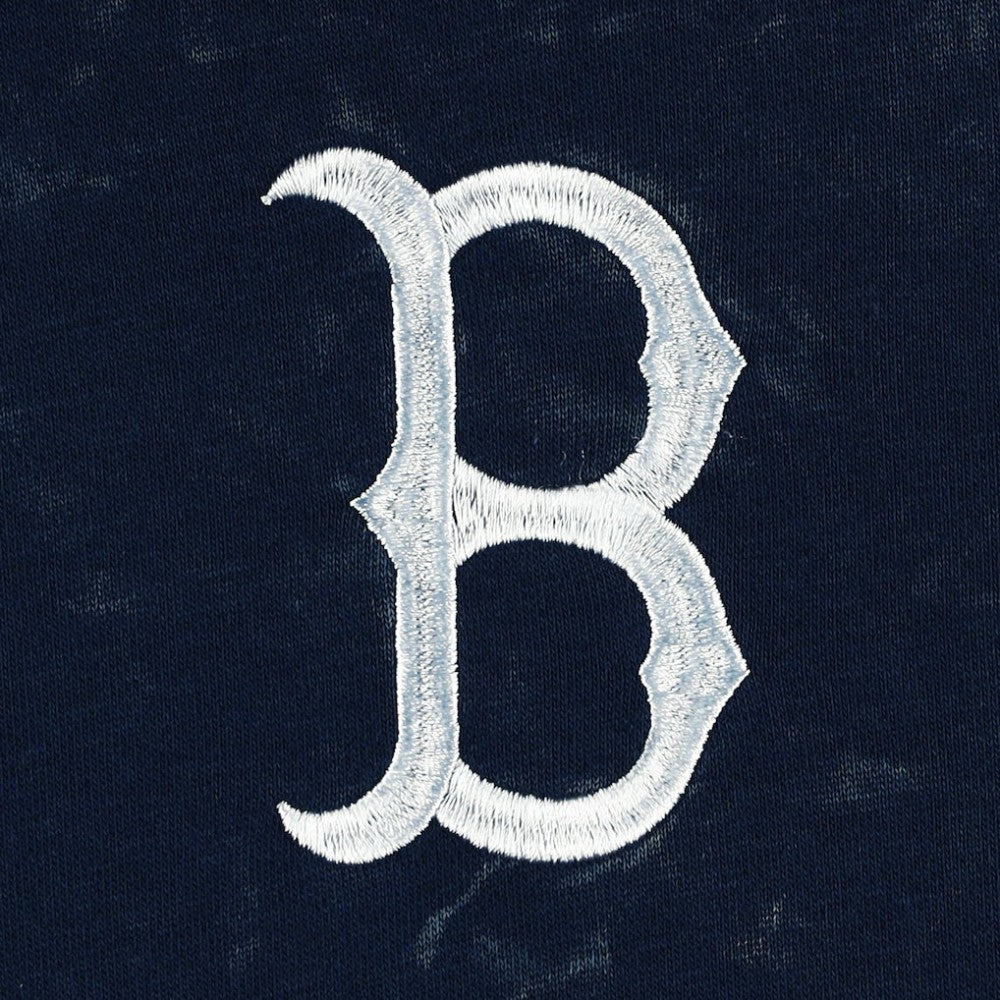 Boston Red Sox The Wild Collective Women's Marble Pullover Hoodie Navy
