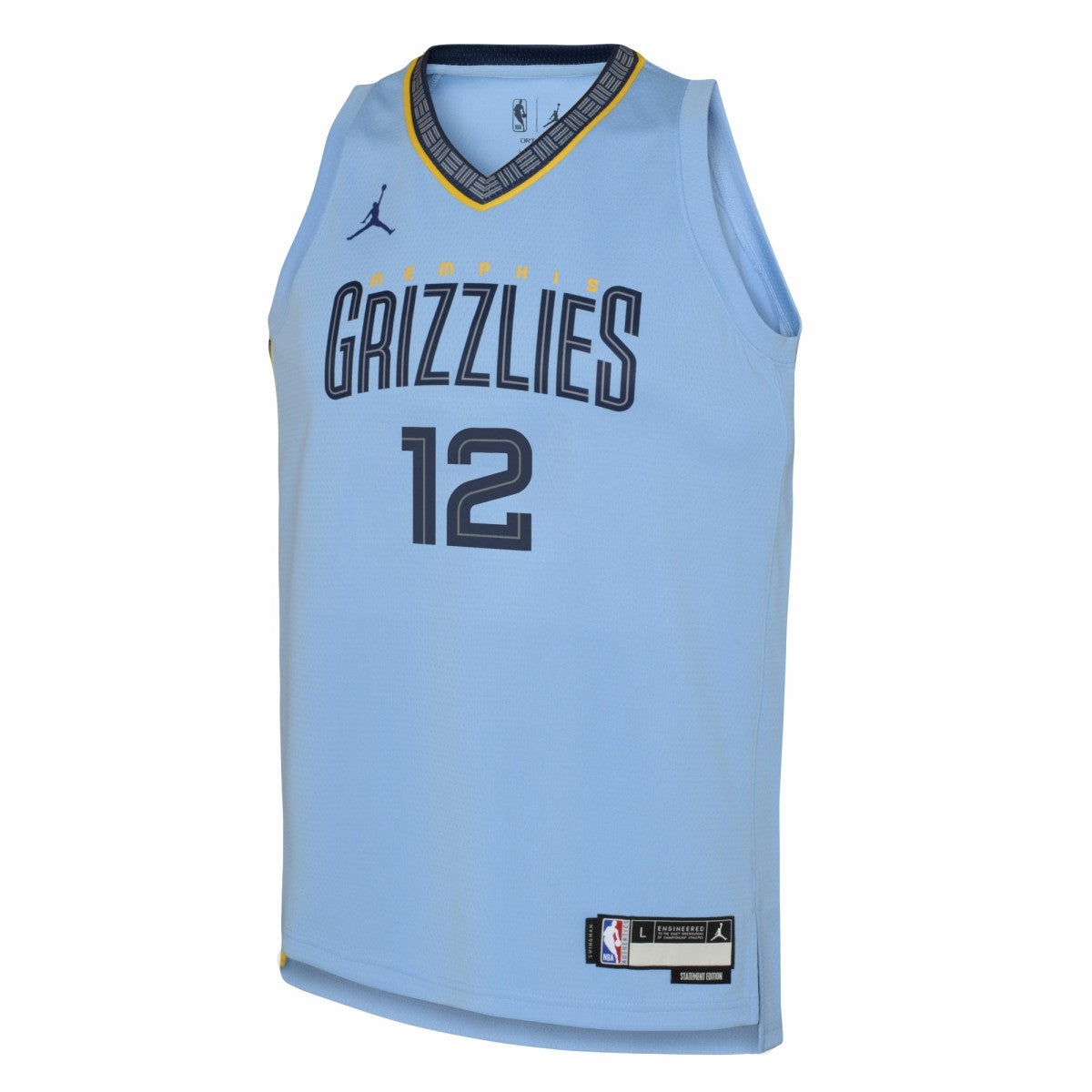 Ja Morant Memphis Grizzlies Jordan Brand Youth Swingman Jersey - Statement Edition - Light Blue outlet