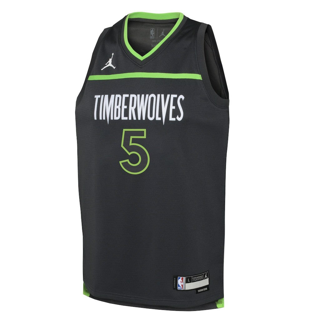 Anthony Edwards Minnesota Timberwolves Jordan Brand Youth Swingman Jersey - Statement Edition - Black on sale
