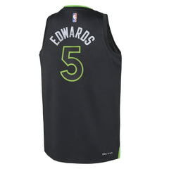Anthony Edwards Minnesota Timberwolves Jordan Brand Youth Swingman Jersey - Statement Edition - Black on sale