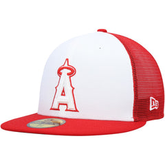 Los Angeles Angels 2023 On-Field Batting Practice 59FIFTY Fitted Hat White/Red | New Era