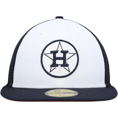 Houston Astros 2023 On-Field Batting Practice 59FIFTY Fitted Hat White/Navy | New Era