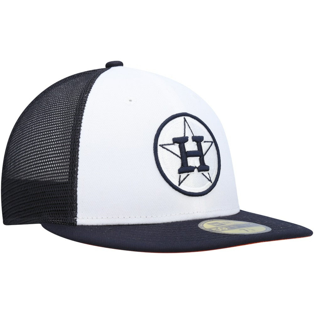 Houston Astros 2023 On-Field Batting Practice 59FIFTY Fitted Hat White/Navy | New Era