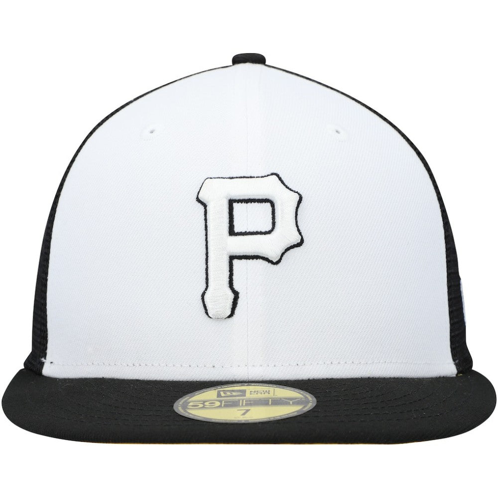Pittsburgh Pirates 2023 On-Field Batting Practice 59FIFTY Fitted Hat White/Black | New Era