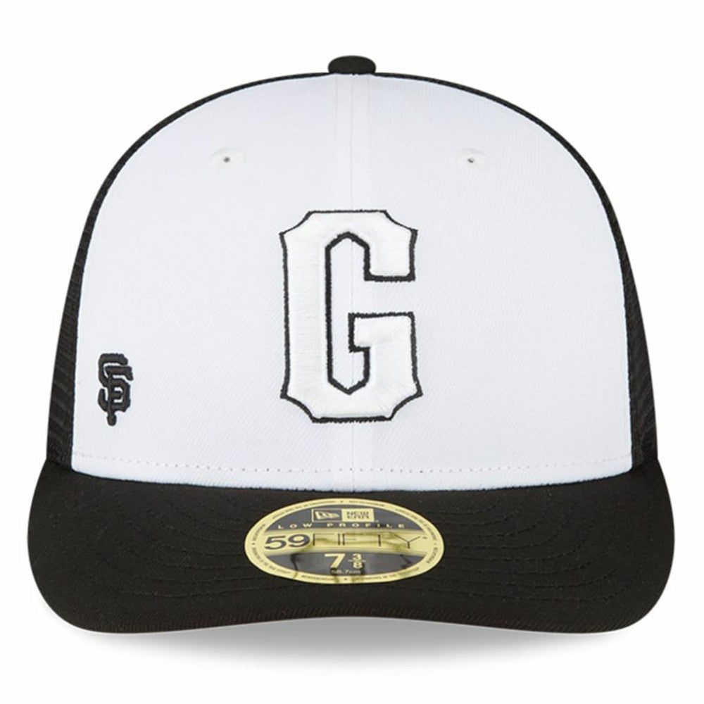San Francisco Giants 2023 On-Field Batting Practice Low Profile 59FIFTY Fitted Hat White/Black | New Era