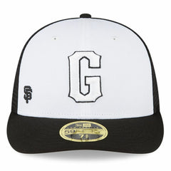 San Francisco Giants 2023 On-Field Batting Practice Low Profile 59FIFTY Fitted Hat White/Black | New Era
