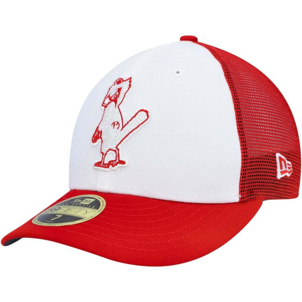 St. Louis Cardinals 2023 On-Field Batting Practice Low Profile 59FIFTY Fitted Hat White/Red | New Era