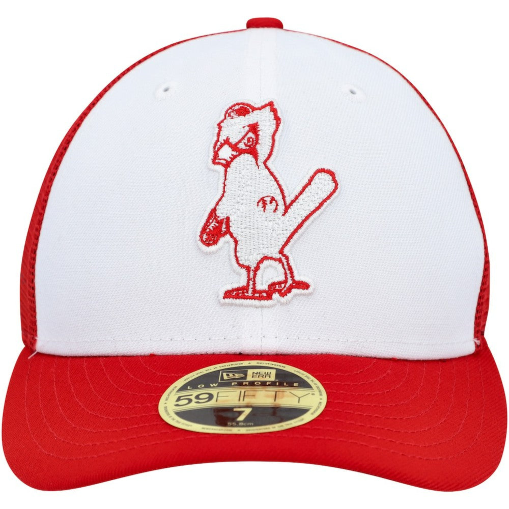 St. Louis Cardinals 2023 On-Field Batting Practice Low Profile 59FIFTY Fitted Hat White/Red | New Era