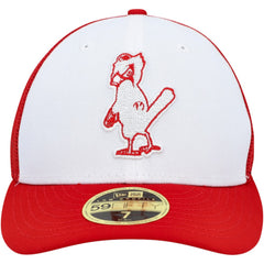 St. Louis Cardinals 2023 On-Field Batting Practice Low Profile 59FIFTY Fitted Hat White/Red | New Era