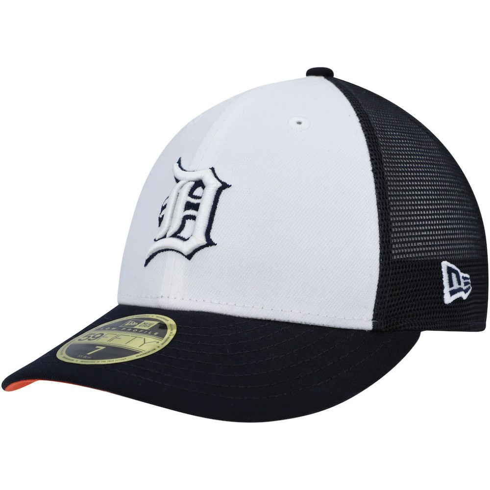 Detroit Tigers 2023 On-Field Batting Practice Low Profile 59FIFTY Fitted Hat White/Navy | New Era