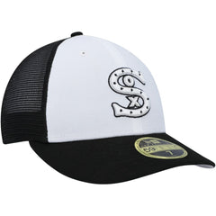 Chicago White Sox 2023 On-Field Batting Practice Low Profile 59FIFTY Fitted Hat White/Black | New Era