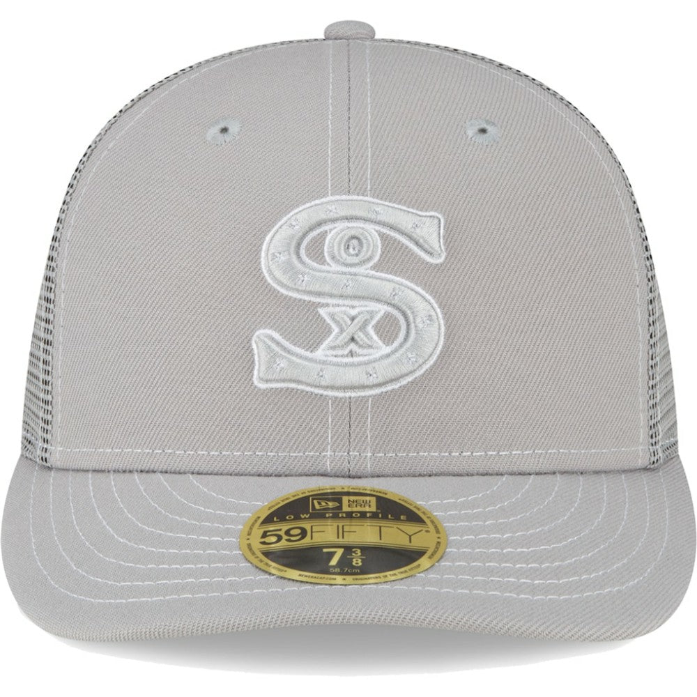 Chicago White Sox 2023 On-Field Batting Practice Low Profile 59FIFTY Fitted Hat Gray | New Era