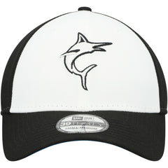 Miami Marlins 2023 On-Field Batting Practice 39THIRTY Flex Hat Black/White | New Era