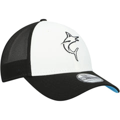Miami Marlins 2023 On-Field Batting Practice 39THIRTY Flex Hat Black/White | New Era