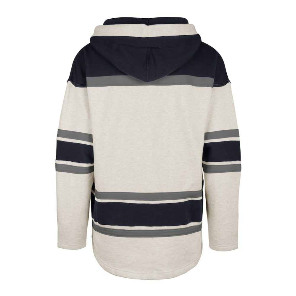 Columbus Blue Jackets '47 Rockaway Lace-Up Pullover Hoodie Oatmeal