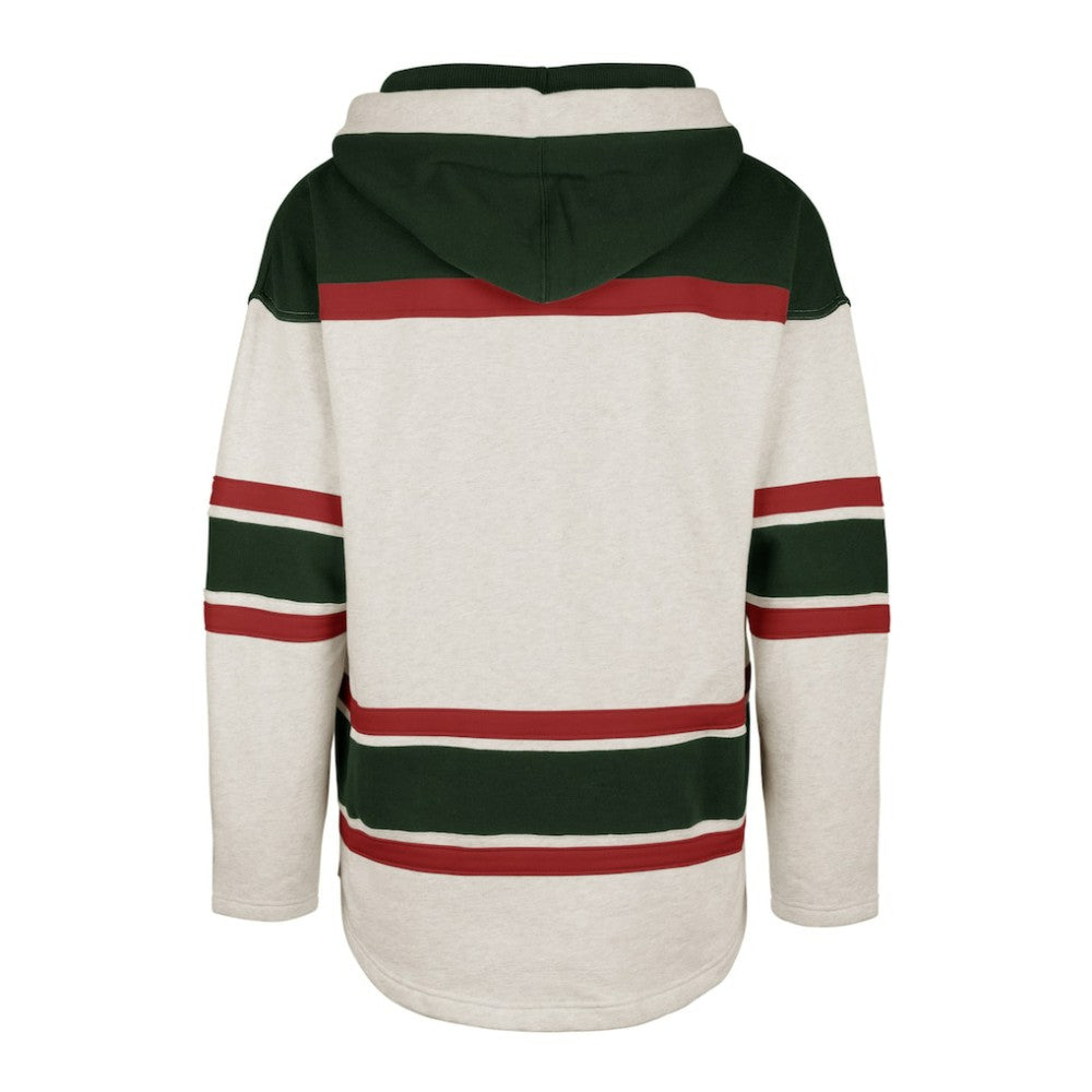 New Jersey Devils '47 Rockaway Lace-Up Pullover Hoodie Oatmeal