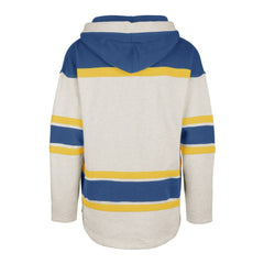 St. Louis Blues '47 Rockaway Lace-Up Pullover Hoodie Oatmeal