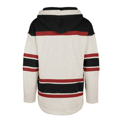Ottawa Senators '47 Rockaway Lace-Up Pullover Hoodie Oatmeal