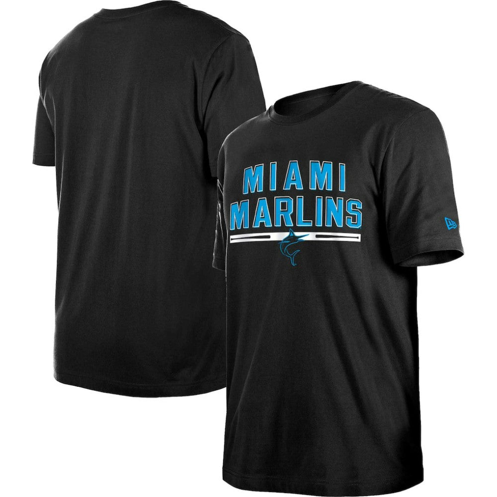 Miami Marlins Batting Practice T-Shirt Black | New Era
