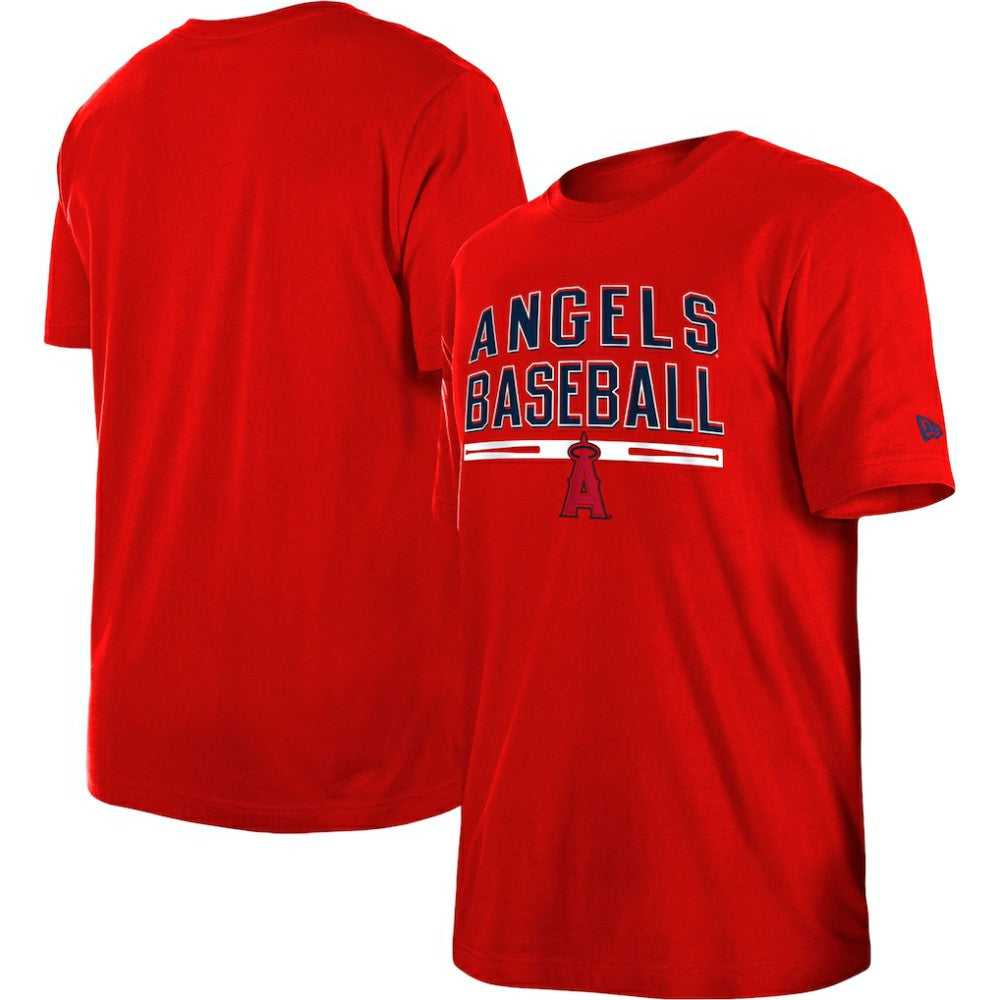 Los Angeles Angels Batting Practice T-Shirt Red | New Era