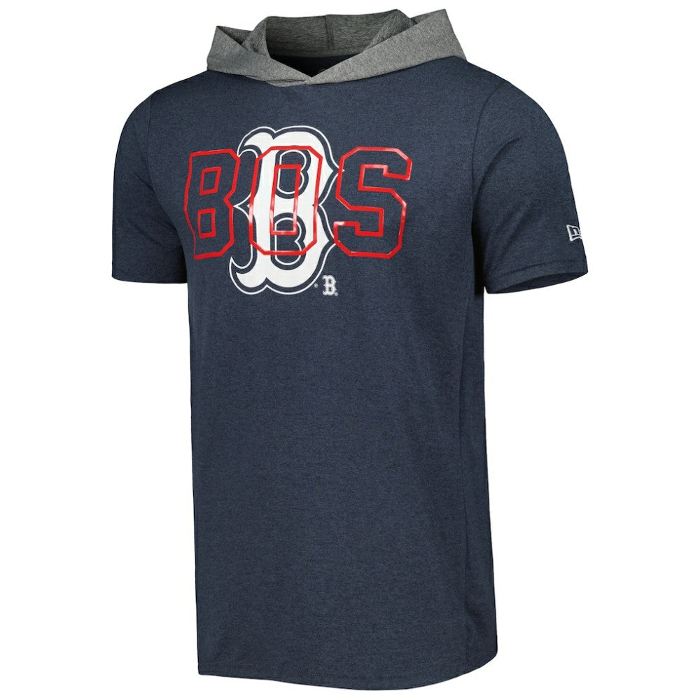 Boston Red Sox Team Hoodie T-Shirt Navy | New Era