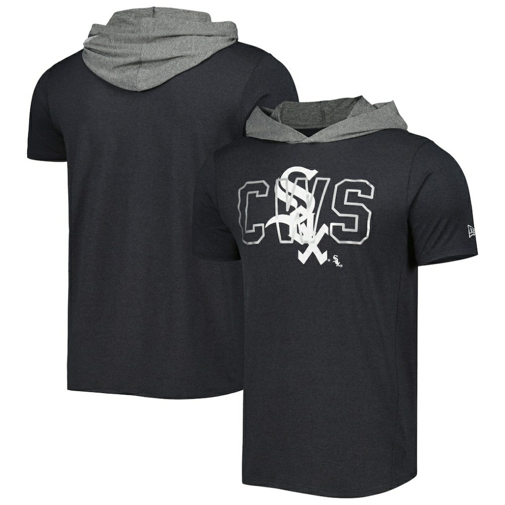Chicago White Sox Team Hoodie T-Shirt Black | New Era