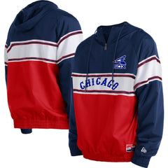 Chicago White Sox Ripstop Raglan Quarter-Zip Hoodie Navy | New Era